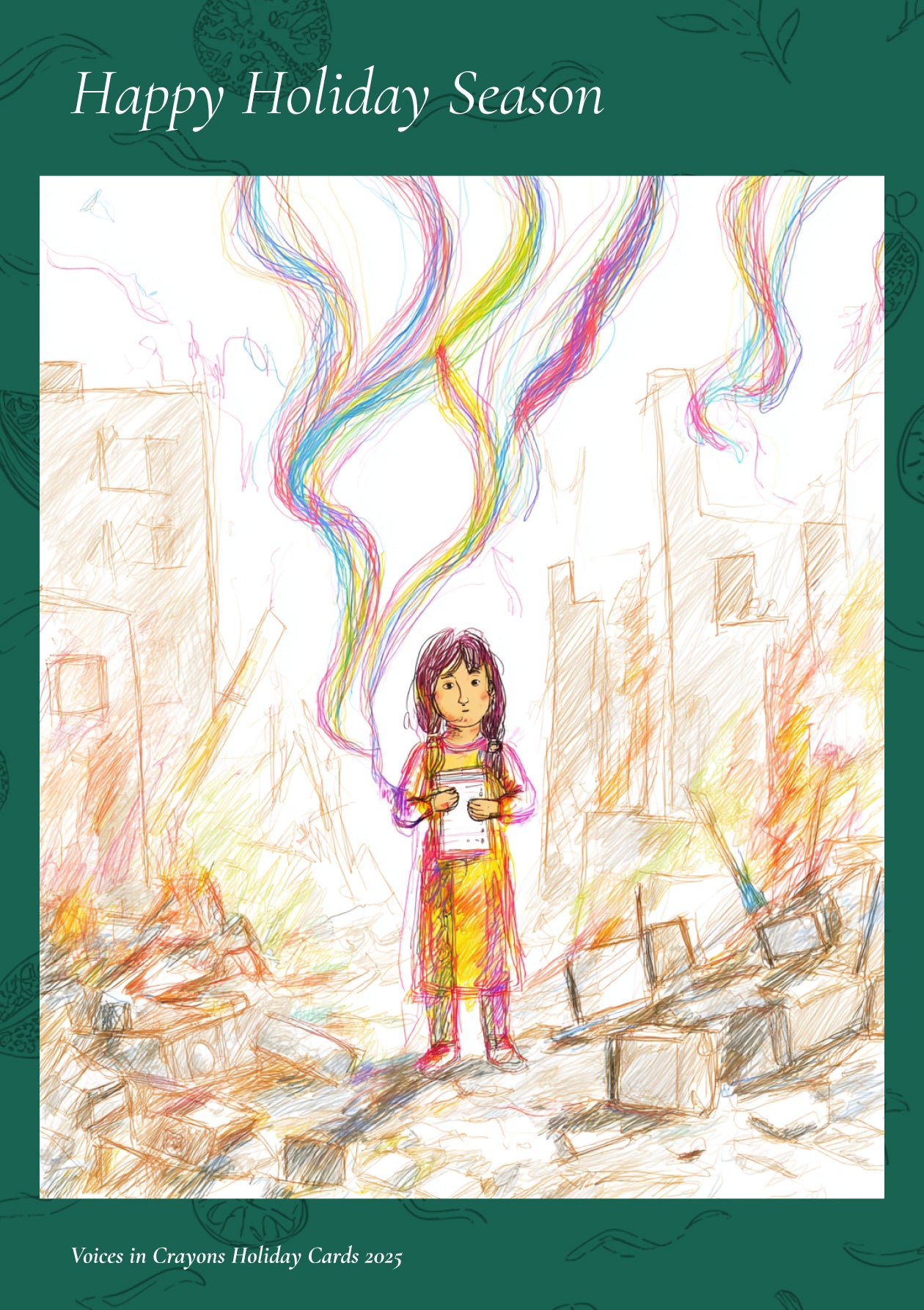 “Maria’s Poem” — Voices in Crayons Holiday Card 2025