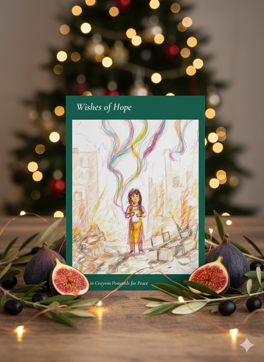 “Maria’s Poem” — Voices in Crayons Holiday Card 2025